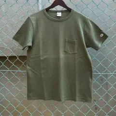 チャンピオン Champion　半袖Tシャツ　オリーブグリーン　Mサイズ