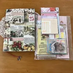 クリスマスジャンクジャーナル　素材セット　❷