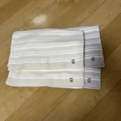 ストライプデザイン フェイスタオル 4枚セット今治タオル