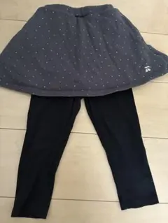 プティマイングレー ドット柄 スカート レギンスセット 100cm
