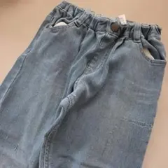 ライトブルー デニムパンツ ウエストゴムのサムネイル