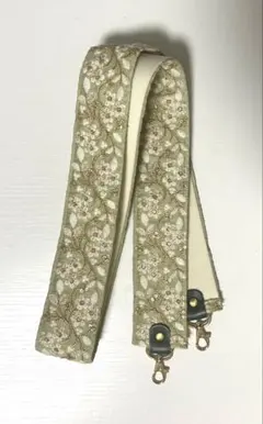 インド刺繍リボン スマホショルダーストラップ