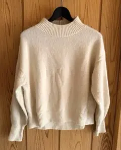 グローバルワーク M ニット セーター アイボリー クリーニング済