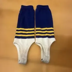 ZELT ストライプソックス 青・白・黄色