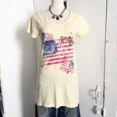 Tommygirlトミーガール Tシャツチュニック プリント 平成ギャル 00sのサムネイル