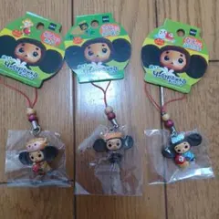 チェブラーシカ ストラップ 3個セット