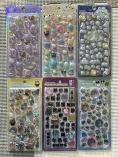 ま*t様 正規品　ボンボンドロップシール　うるちゅる　プチドロ　6枚　まとめ売り