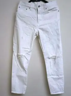 JENESIS ホワイト デニムパンツ