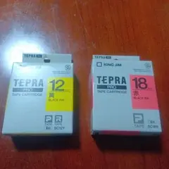 テプラ　テープ2巻セットのサムネイル