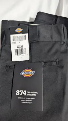Dickies 874 ワークパンツ 30X30 ブラック