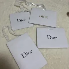 Dior ギフト袋 4枚セット ホワイト