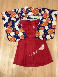 Catherine Cottage 着物ドレス 130 卒業式に華やか袴セット