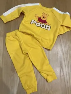 プーさん　子ども服　セットアップ
