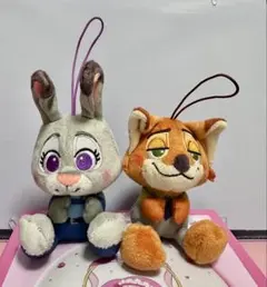 ズートピア むにゃすや　マスコット ニック　ジュディセット 2点まとめ売り