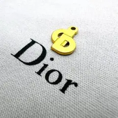 【極美品】Dior ネックレス ロゴ 付属品 刻印 ゴールド 留め具 チャーム
