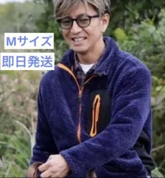 キムタク着用同型同色　ワークマン　ネイビー　ダイヤフリース裏アルミジャケットM