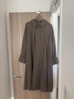 SUNSEA 2019AW キャメルチェックコート - メルカリ