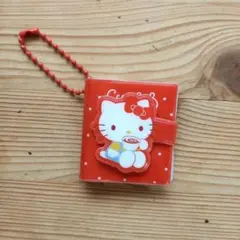 ハローキティ ミニメモ帳 小さなメモ キーチェーン ①