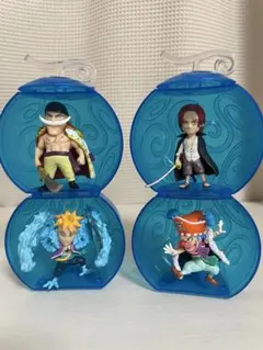 ワンピの実　第4海戦　シャンクス　バギー　白ひげ　マルコ