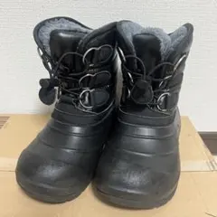 子供用　スノーブーツ 黒　21cm