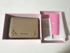 新品未使用 サマンサベガ 二つ折り財布 ベージュ