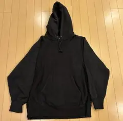 【GU】ヘビーウェイトビッグスウェットパーカ XL ブラック