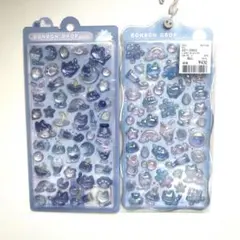 【正規品】よるねこボンボン/ちゅるきら/ボンボンドロップシール/2枚セット