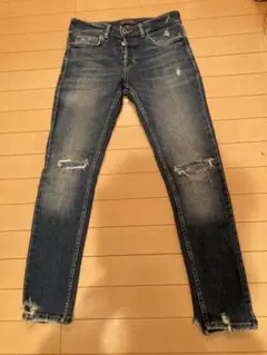 ZARA MANストレッチダメージデニム