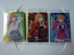 学園アイドルマスター　学マス　ウエハース　紫雲清夏　3点セット