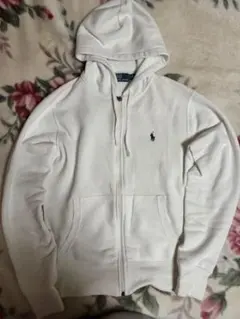あ*様 Polo Ralph Lauren ジップパーカー ホワイト xs
