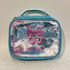 Barbie 65周年記念限定 PVC&合皮素材 ポーチ 青色 1点のサムネイル
