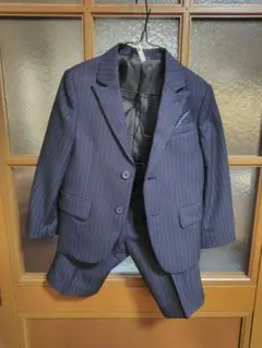 キッズ スーツ ネイビー ストライプ Mitiko London koshino