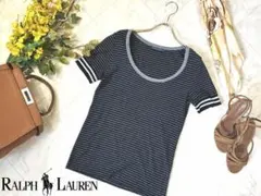 RALPH LAUREN ラルフローレン ボーダー Tシャツ ラウンドネックのサムネイル