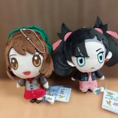 ポケモンマスターズEX　ぬいぐるみ　マリィ＆ユウリ　2体セット