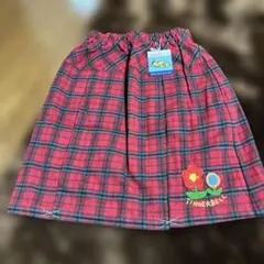 ティンカーベル チェック柄スカート 140cm新品未使用