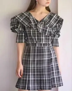 SNIDEL スナイデル フレアミニワンピース