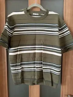 GU ボーダー柄 半袖Tシャツ Mサイズ