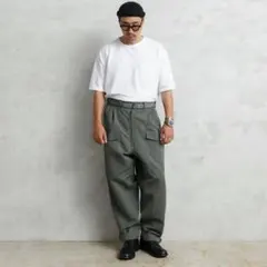 イタリア 軍 ミリタリー パンツ カーキ ヴィンテージ