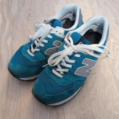 New Balance 574 スニーカー 青