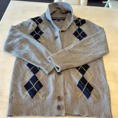 TOMMY HILFIGER アーガイル柄カーディガン