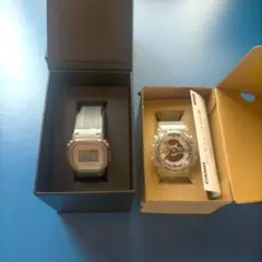 【新品】G-SHOCK ホワイト クリア 2点セット