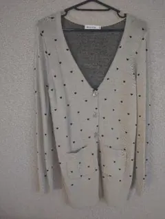 MILK FED カーディガン ハート柄