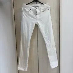 コラボ AKM x Wrangler ストレートデニム ホワイト M - メルカリ