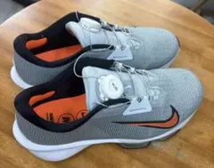 Nike ゴルフシューズ HQ2160-001 グレー/オレンジ Nike ゴルフシューズ HQ2160-001 グレー/オレンジ - メルカリ