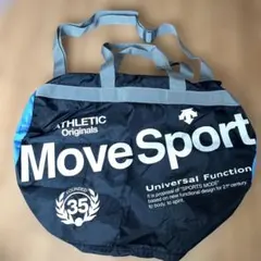 新品同様匿名DESCENTEデサントMove Sportスポーツドラムバッグ黒のサムネイル