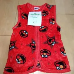 新品　エルモ　キッズ　スリーパー　赤 35×50cm