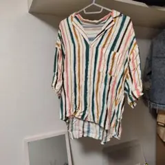 GLOBAL WORK 五分袖シャツ