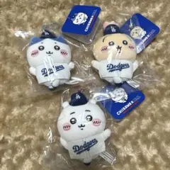 ちいかわ　ドジャース　MLB マスコット　うさぎ　ハチワレ