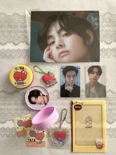 BTS V テテ CD特典トレカポスター BT21 TATA チャーム 他10点