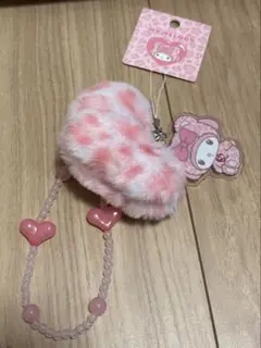 サンリオ - マイメロ、ぬいぐるみ、マスコット、チャーム、キーホルダー、ヒョウ柄、新品、未使用 マイメロ ぬいぐるみ マスコット チャーム キーホルダー 5個